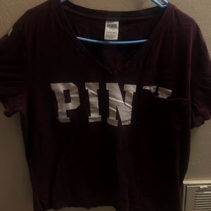 Maroon/Burgundy PINK VS Tee! ♥️